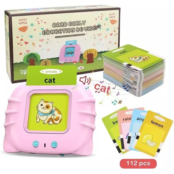 Flash cards for young children of 2, 3, 4 years old, 112 talking flash cards - Picture 1 of 5
